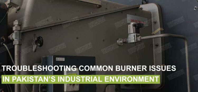 Weishaupt burner on industrial boiler installed by ENCOM Pakistan
