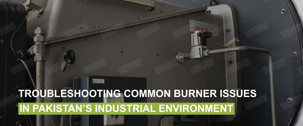 Weishaupt burner on industrial boiler installed by ENCOM Pakistan