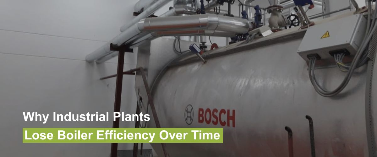 Bosch industrial steam boiler installed by Encom Pakistan for energy-efficient heating and improved boiler efficiency.