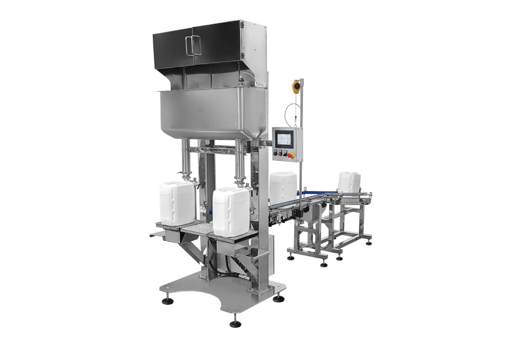 Semi-automatic Linear Gallon Filling Machine
