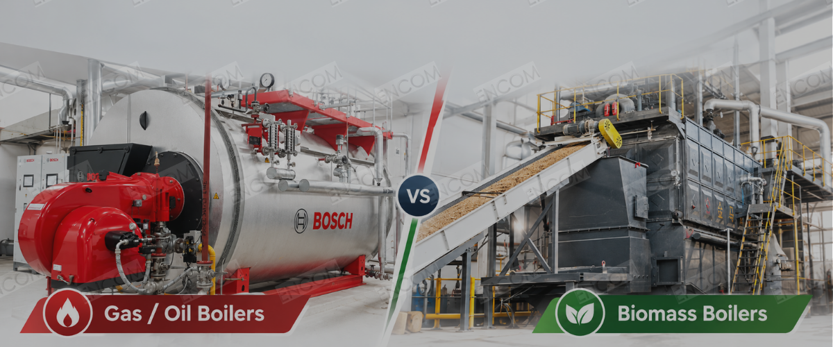 Gas oil boiler and biomass boiler comparison for industrial boiler selection in Pakistan